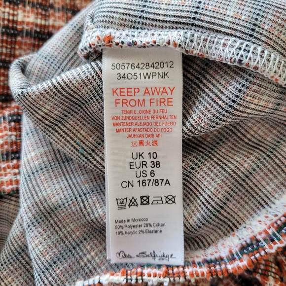 Miss Selfridge Petites jacket shirt Blazer Crop Puff Shoulder SZ 6 - Picture 6 of 11